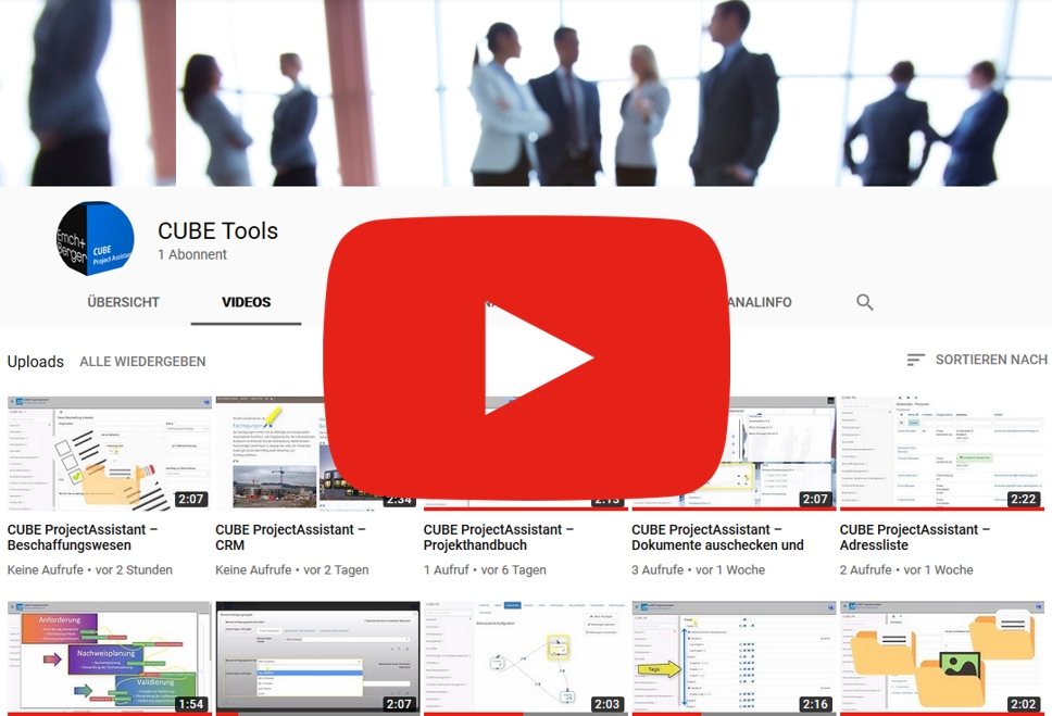 Neue CUBE Videos (Tutorials)